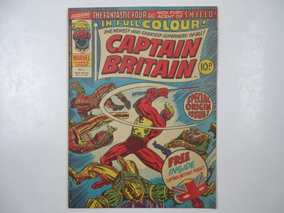 Lot 344 - CAPTAIN BRITAIN #1 - (1976 - BRITISH MARVEL) -...