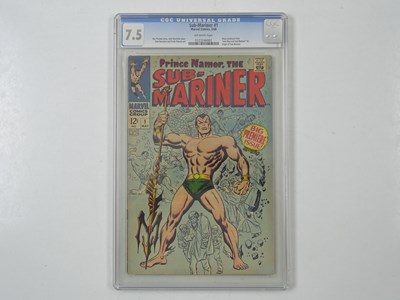 Lot 497 - SUB-MARINER #1 (1968 - MARVEL) - GRADED 7.5 by...