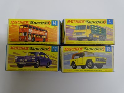 Lot 10 - A group of MATCHBOX Superfast cars comprising...