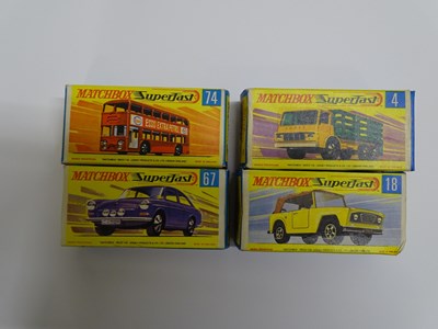 Lot 10 - A group of MATCHBOX Superfast cars comprising...