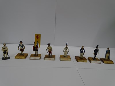 Lot 115 - A group of hand painted lead historical...