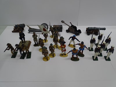 Lot 116 - A mixed group of lead soldiers etc by BLENHEIM...