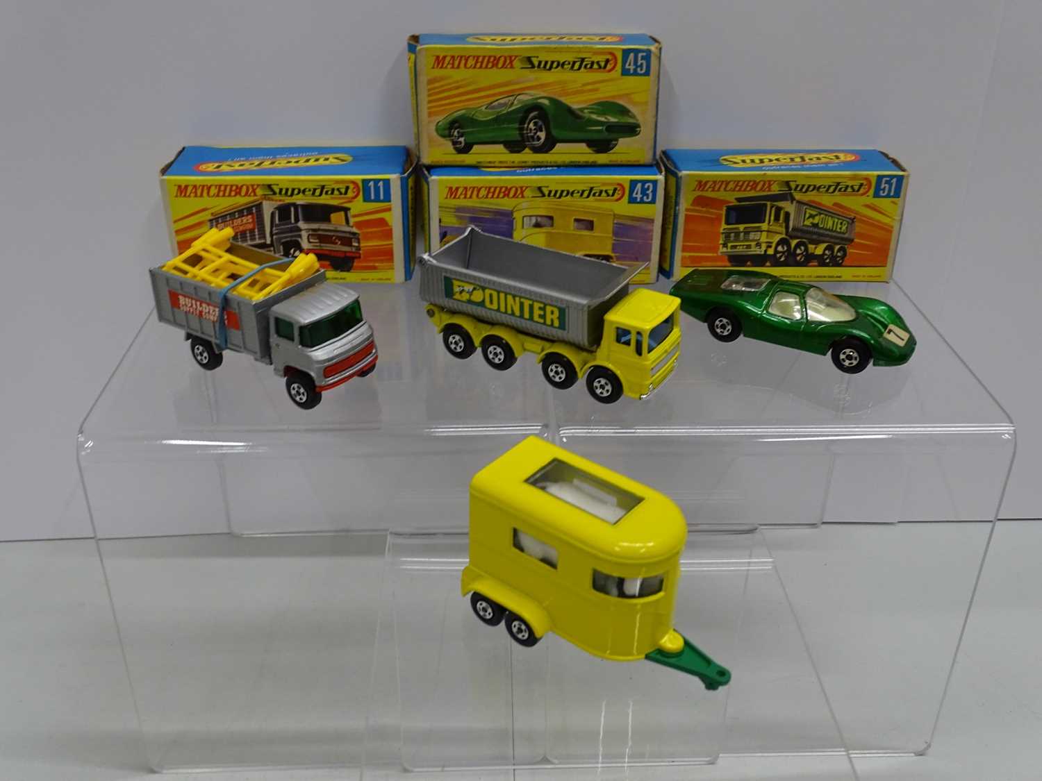 Lot 12 - A group of MATCHBOX Superfast cars comprising...