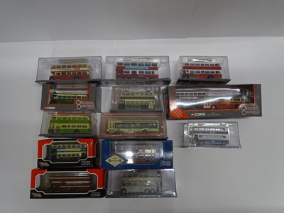 Lot 126 - A group of CORGI OOC buses and coaches - VG/E...