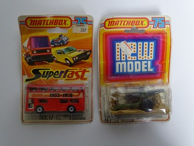 Lot 13 - A group of boxed and carded MATCHBOX Superfast...