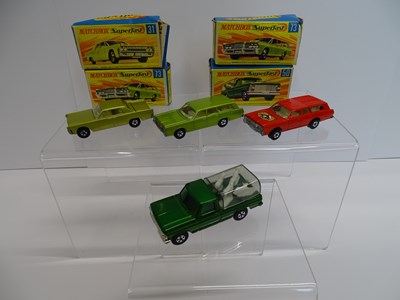 Lot 15 - A group of MATCHBOX Superfast cars comprising...