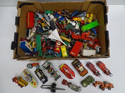 Lot 150 - A large tray of playworn diecast by DINKY,...