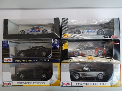 Lot 166 - A group of boxed 1:18 scale diecast MAISTO...