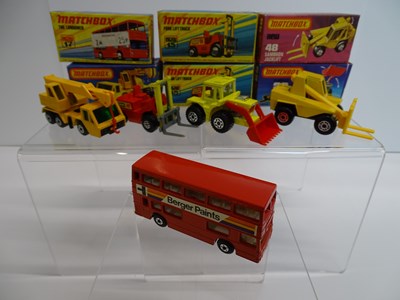 Lot 17 - A group of MATCHBOX Superfast cars comprising...