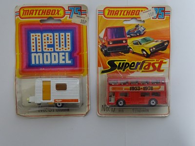 Lot 20 - A group of MATCHBOX models sealed on original...