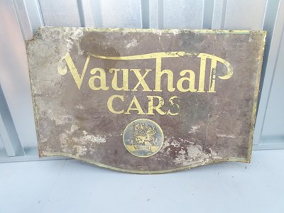 Lot 17 - VAUXHALL CARS (30" x 20" at widest point) -...
