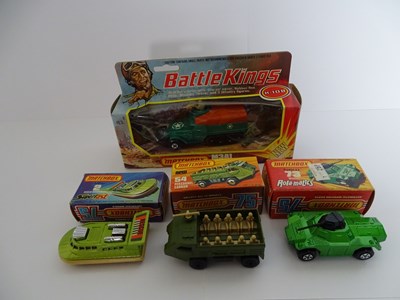 Lot 21 - A group of MATCHBOX military vehicles to...