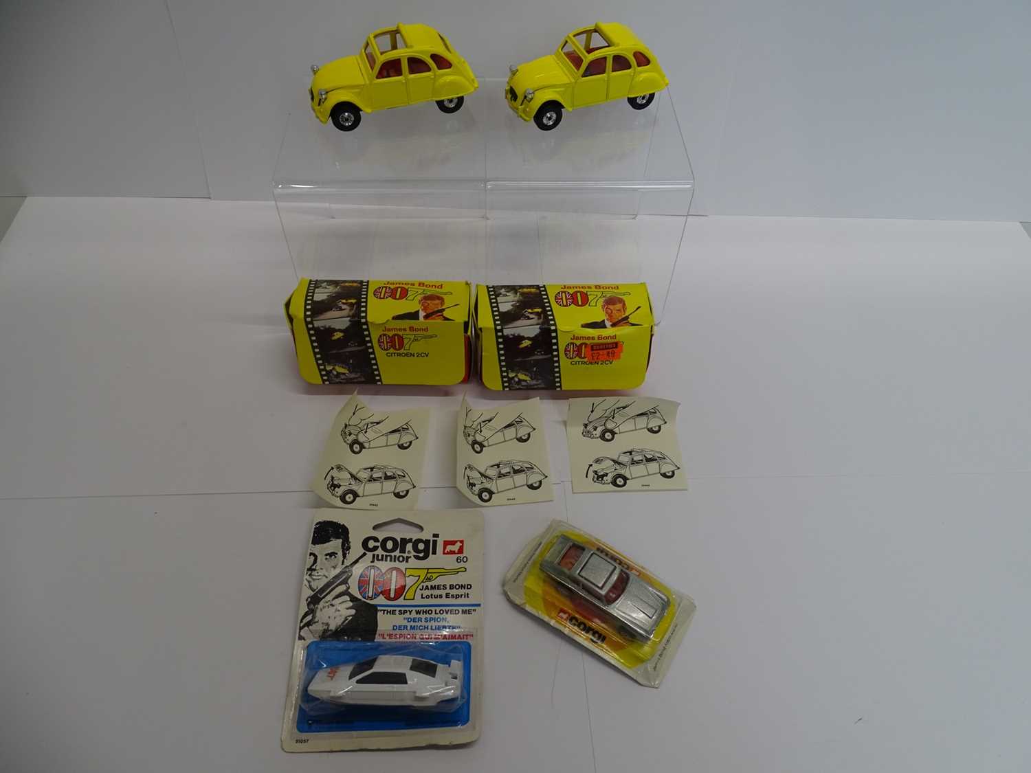 Lot 24 - A group of CORGI James Bond related cars...