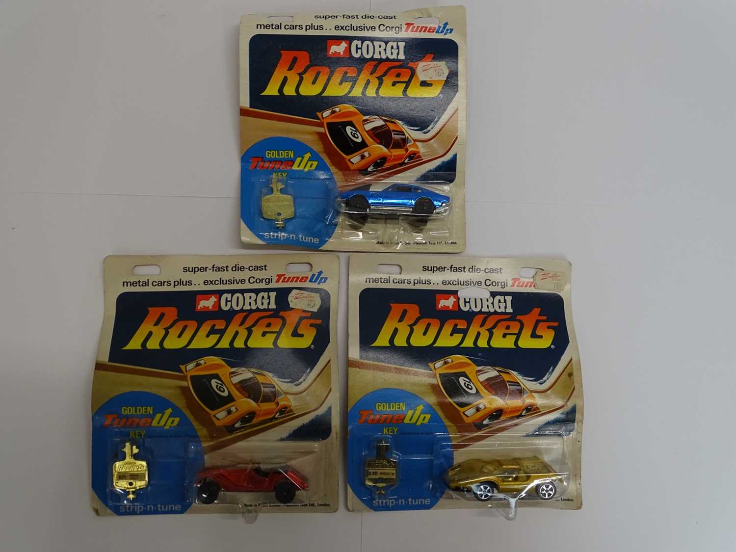 Lot 30 - A group of three CORGI ROCKETS comprising...