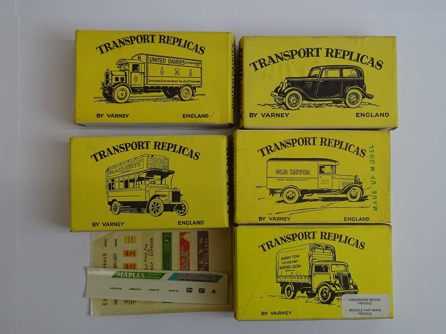 Lot 41 - A group of VARNEY vintage white metal...