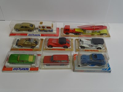 Lot 48 - A group of MAJORETTE cars, an articulated...