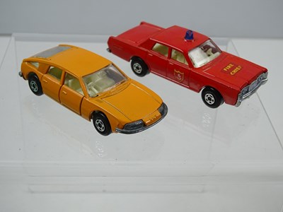 Lot 5 - A group of MATCHBOX Superfast cars comprising...