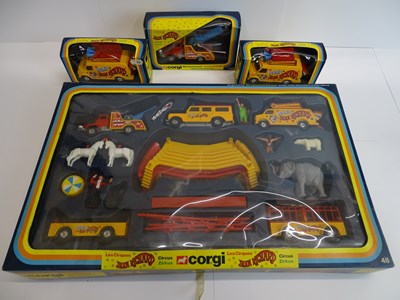 Lot 66 - A group of 1970s CORGI circus toys comprising...
