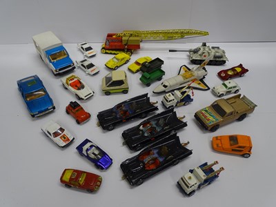 Lot 76 - A group of unboxed, playworn CORGI toys to...
