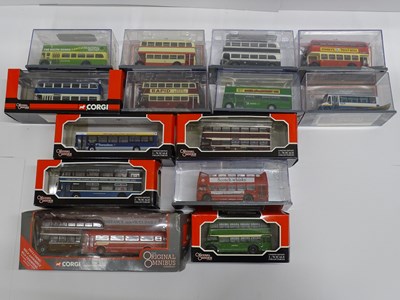 Lot 78 - A group of CORGI OOC buses and coaches - VG/E...
