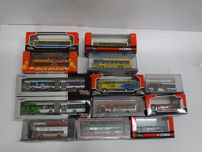 Lot 79 - A group of CORGI OOC buses and coaches - VG/E...