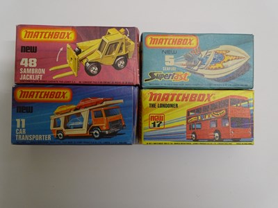 Lot 8 - A group of MATCHBOX Superfast cars comprising...