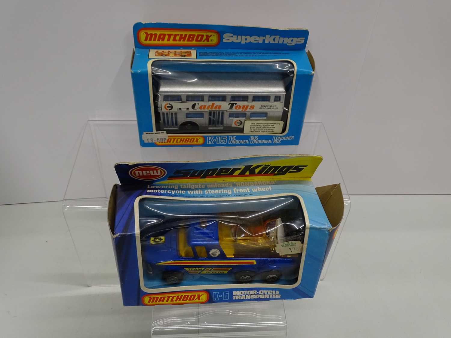 Lot 9 - A pair of MATCHBOX Superkings comprising a K-6...