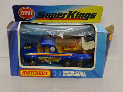 Lot 9 - A pair of MATCHBOX Superkings comprising a K-6...