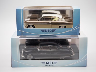 Lot 120 - A pair of 1:43 scale hand built resin models...