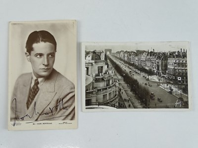 Lot 33 - A signed black/white 6 x 4 postcard: IVOR...