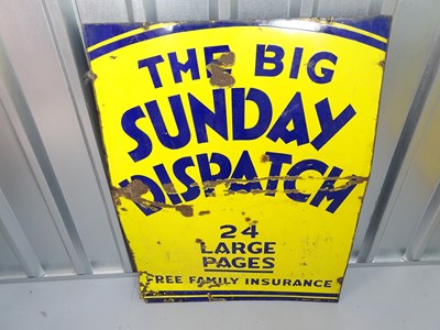 Lot 29 - SUNDAY DISPATCH (30" x 40")- enamel single...