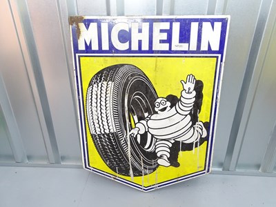 Lot 33 - MICHELIN (24" x 32" at widest point) - enamel...