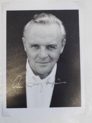 Lot 58 - ANTHONY HOPKINS - signed 10x8 photograph -...