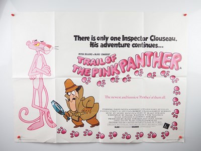 Lot 7 - TRAIL OF THE PINK PANTHER (1982) UK Quad film...