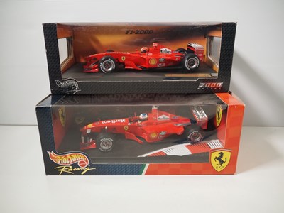 Lot 10 - A pair of HOTWHEELS 1:18 scale Ferrari Formula...