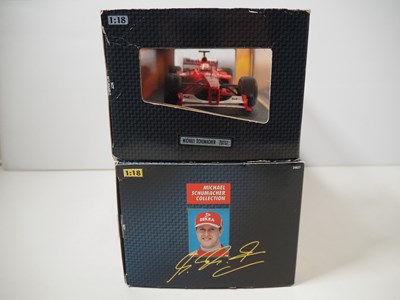 Lot 10 - A pair of HOTWHEELS 1:18 scale Ferrari Formula...