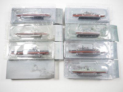 Lot 141 - A group of ATLAS / DEAGOSTINI model warships...