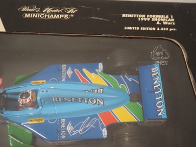Lot 15 - A group of MINICHAMPS 1:18 scale Formula 1...