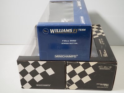 Lot 15 - A group of MINICHAMPS 1:18 scale Formula 1...