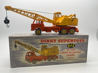 Lot 150 - A DINKY No 972 20-ton Coles lorry mounted...
