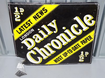Lot 5 - DAILY CHRONICLE (36" x 30")- enamel...