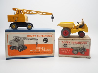 Lot 165 - A pair of DINKY toys, comprising of No 562...