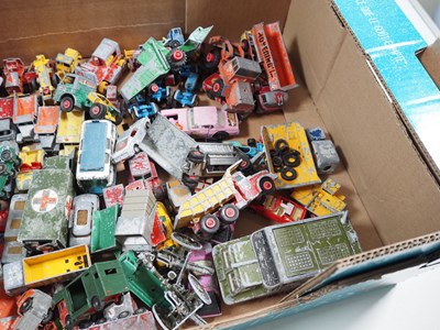 Lot 18 - A large quantity of playworn diecast by LESNEY,...