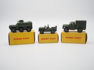 Lot 183 - A group of DINKY military vehicles comprising...
