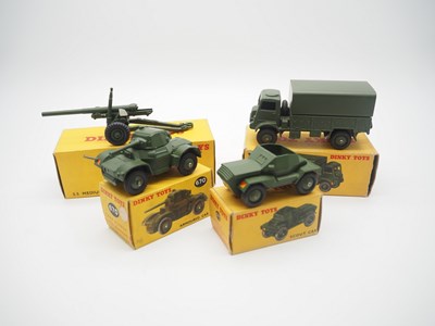 Lot 184 - A group of DINKY military vehicles comprising...