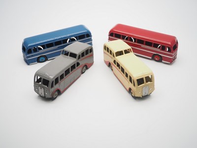 Lot 190 - A group of unboxed DINKY coaches comprising a...