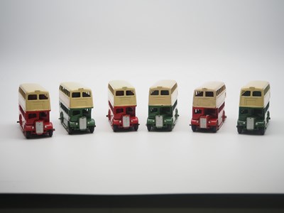 Lot 191 - A group of DINKY 29c (290) Double Decker Buses...