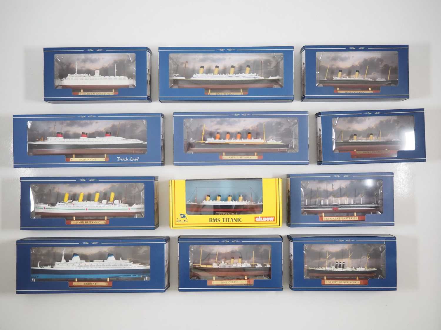 Lot 23 - A group of diecast ship models by ATLAS...