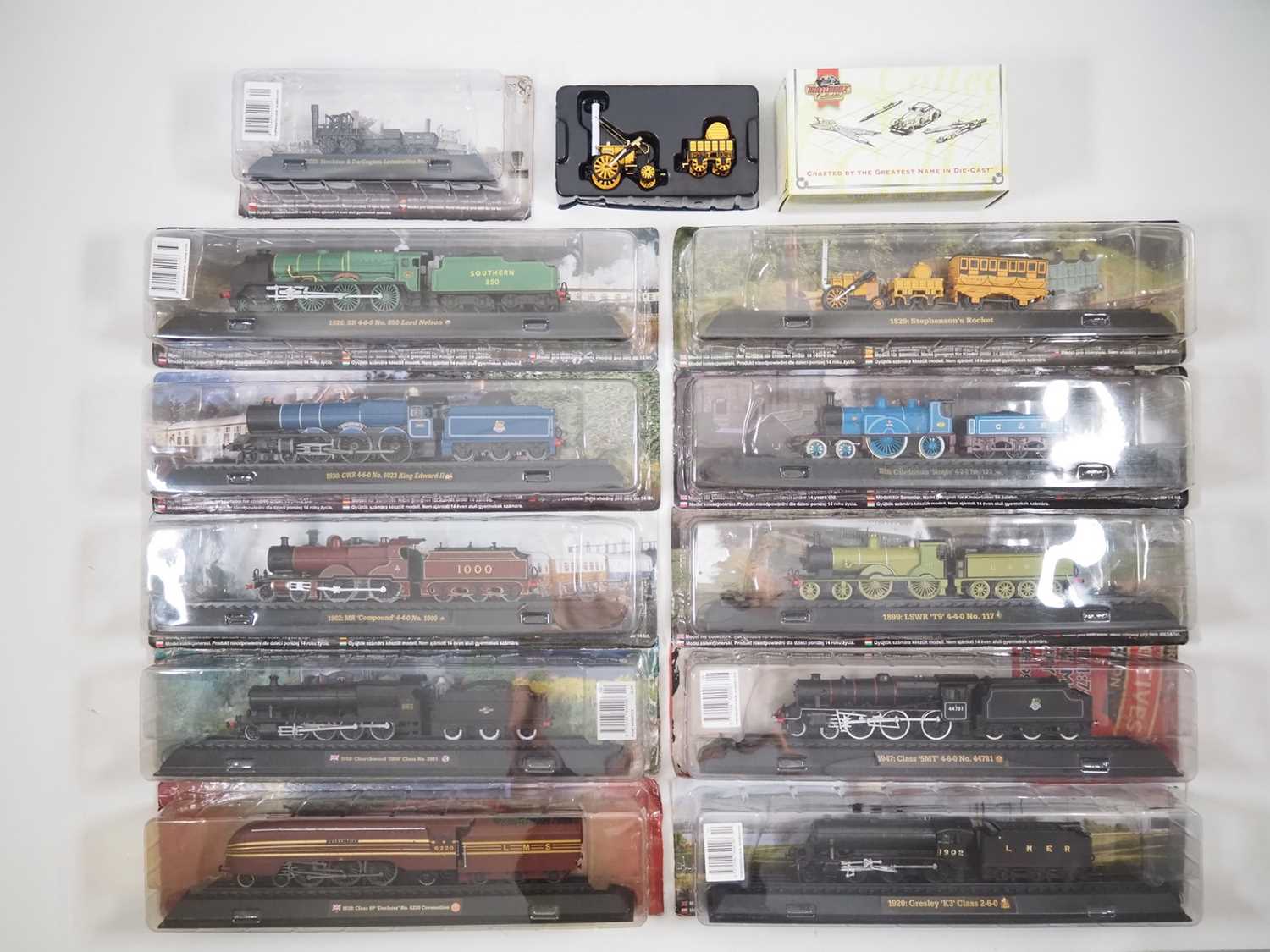 Lot 26 - A group of static 1:76 / 1:87 scale locomotive...