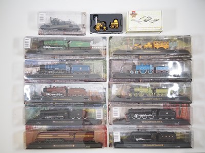 Lot 26 - A group of static 1:76 / 1:87 scale locomotive...